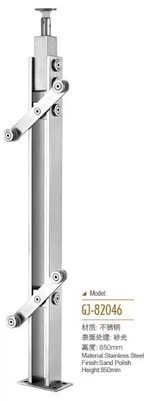 Stiklo plokštės denio turėklai